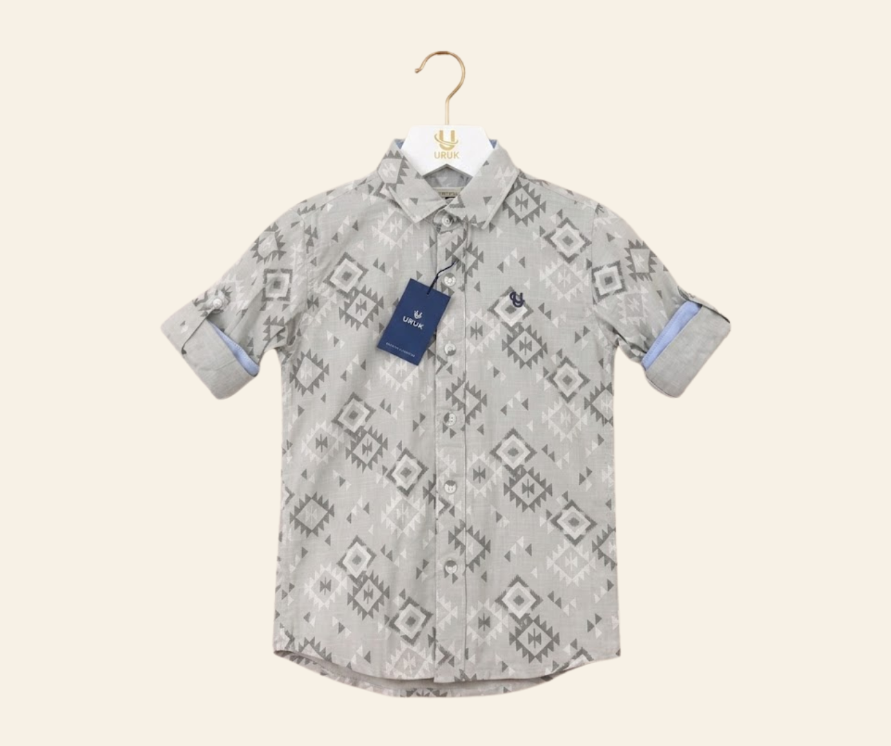 Cotton Abtract Printed Shirt