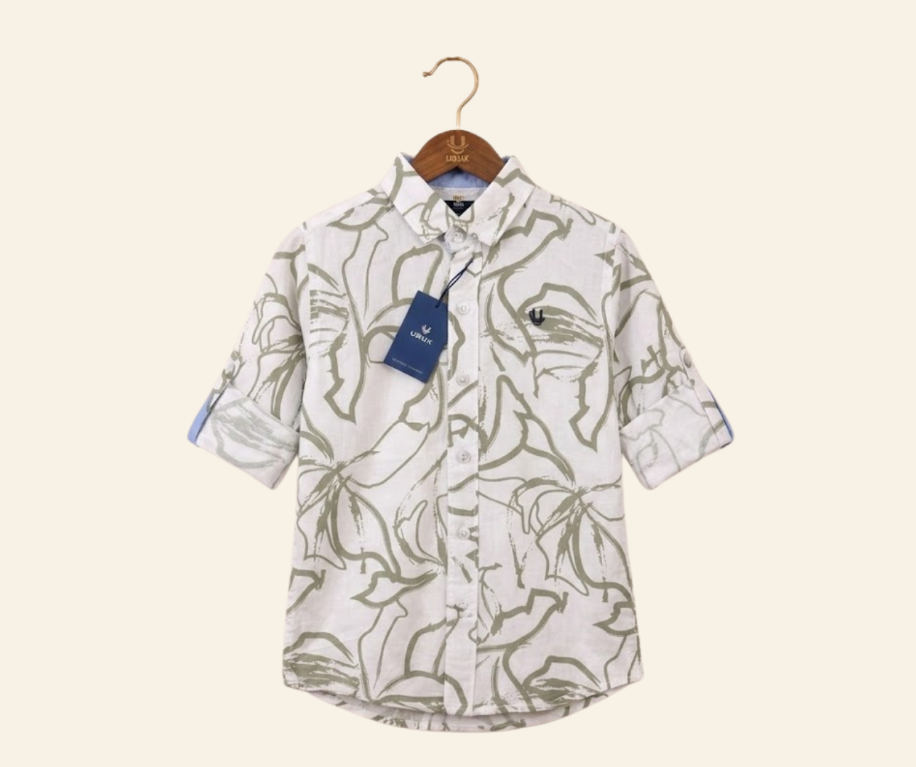 Cotton Abtract Printed Shirt
