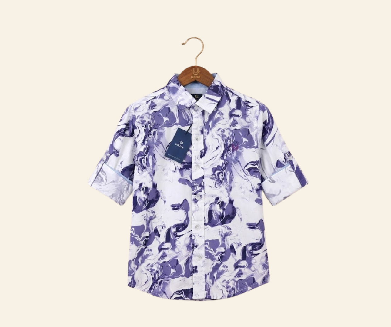 Cotton Abtract Printed Shirt