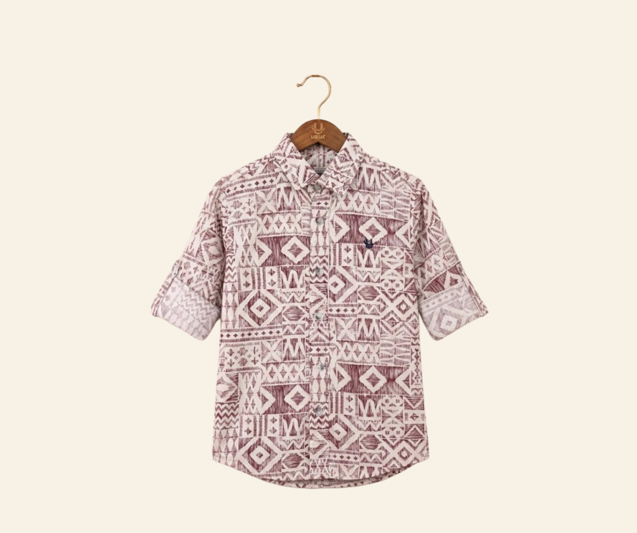 Cotton Abtract Printed Shirt