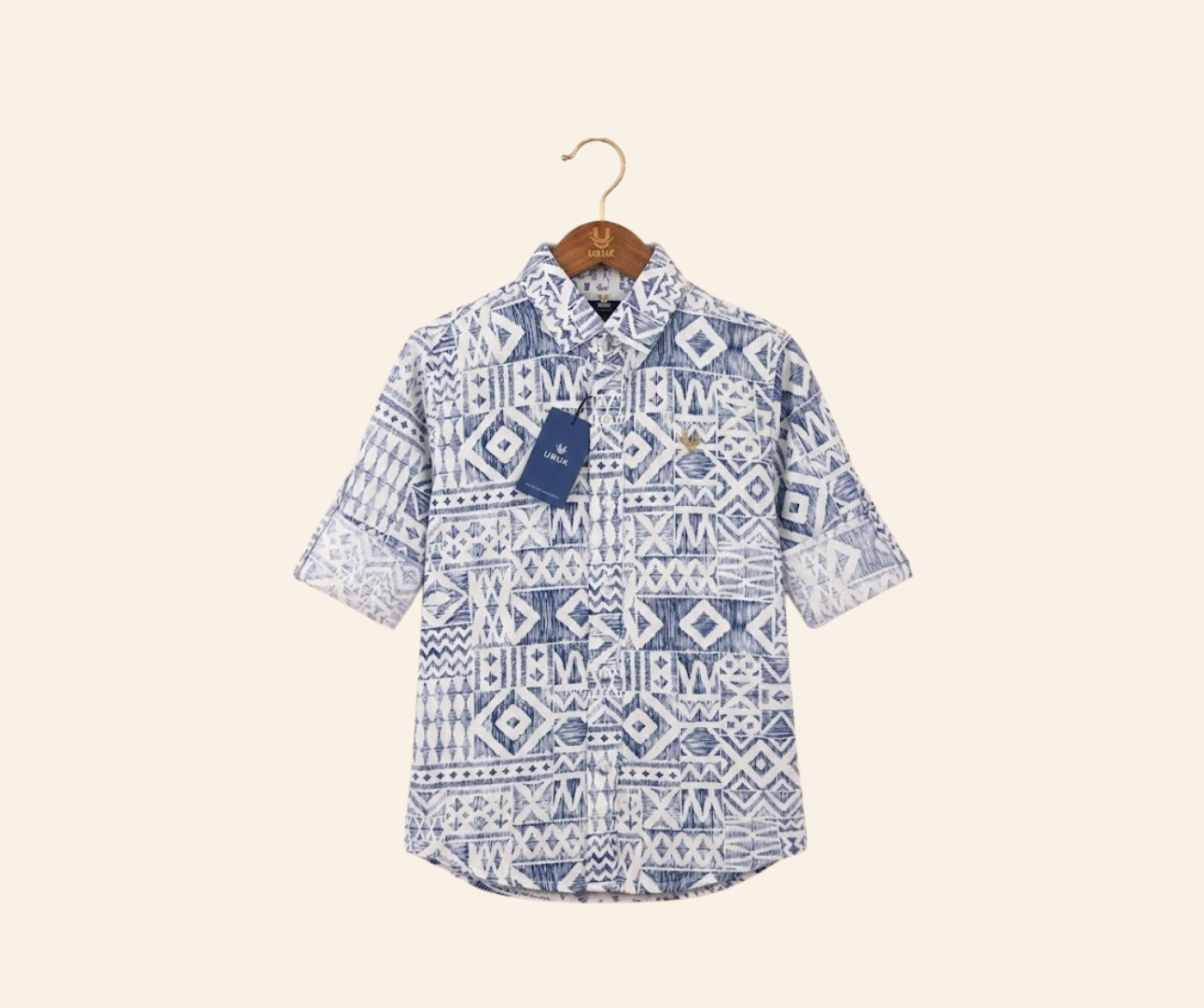 Cotton Abtract Printed Shirt