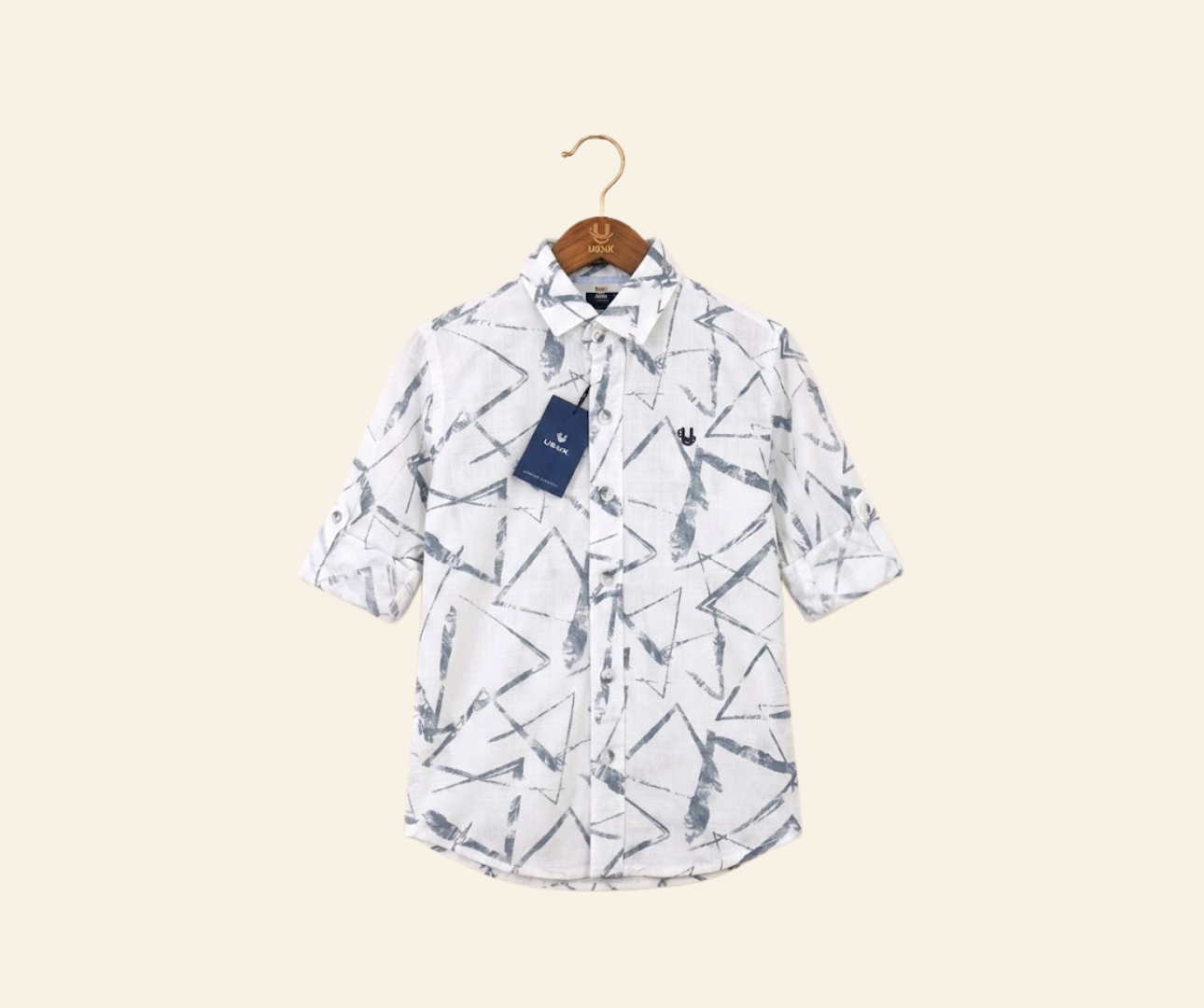 Cotton Abtract Printed Shirt