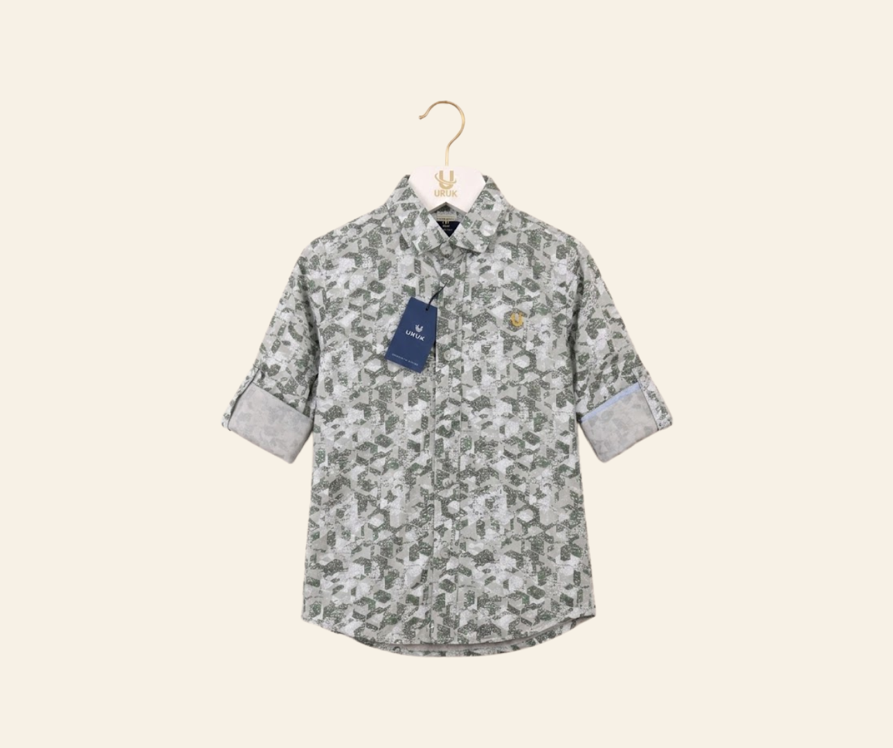 Cotton Abtract Printed Shirt