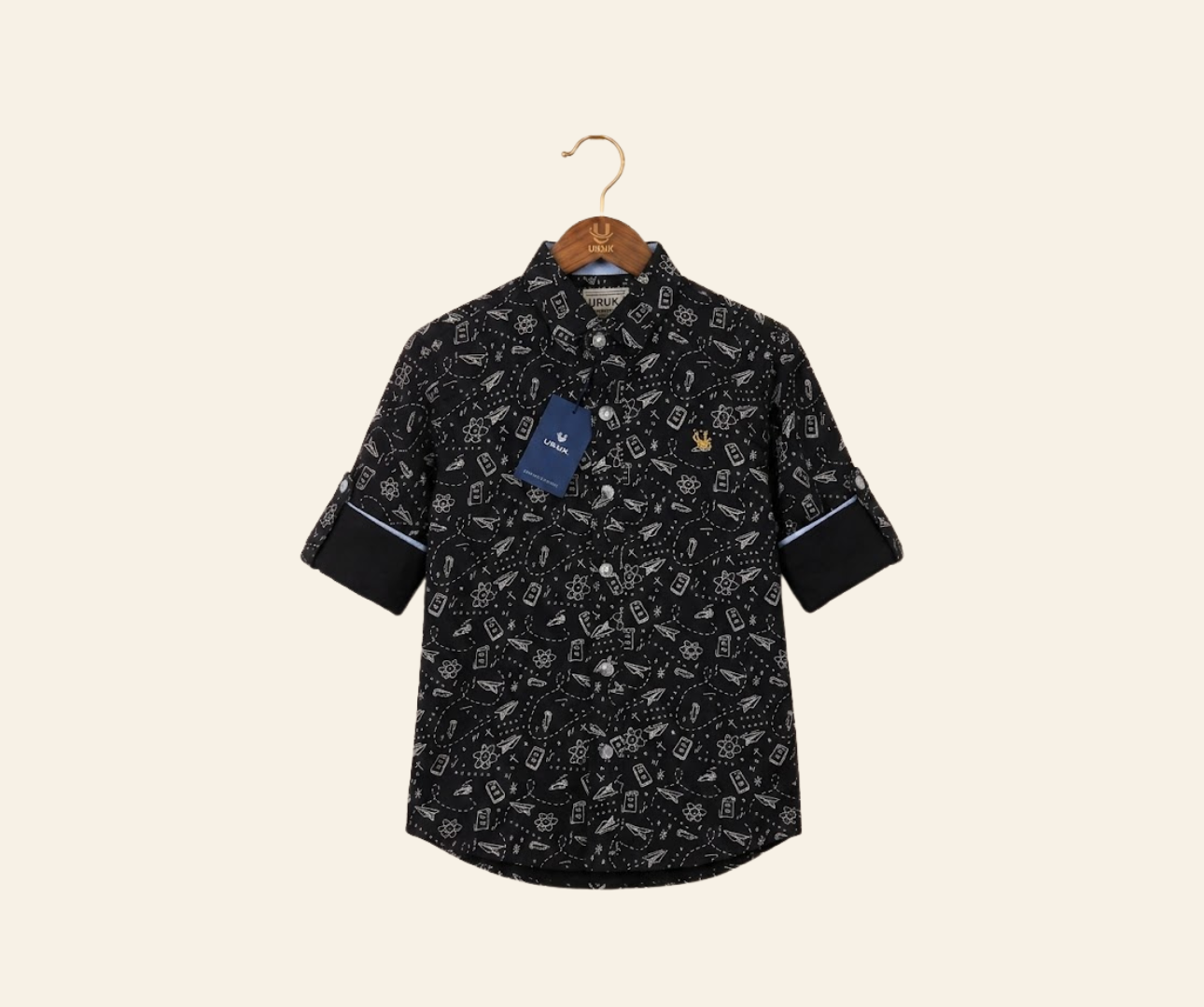Cotton Abtract Printed Shirt