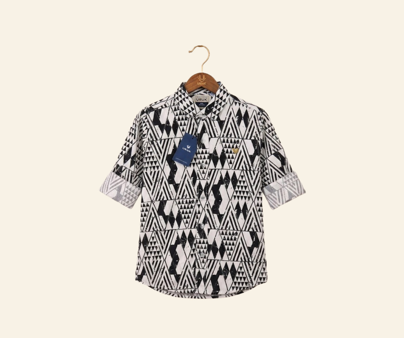 Cotton Abtract Printed Shirt